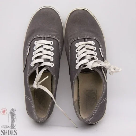 Vans Authentic Grey Lace ups Women's Size 9 - Picture 7 of 12